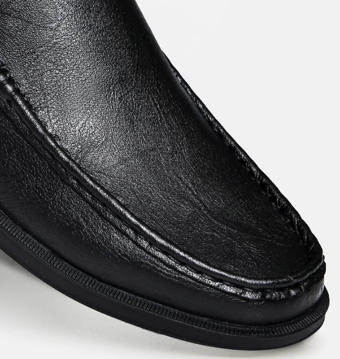 Italienische Herren-Loafer aus echtem Leder