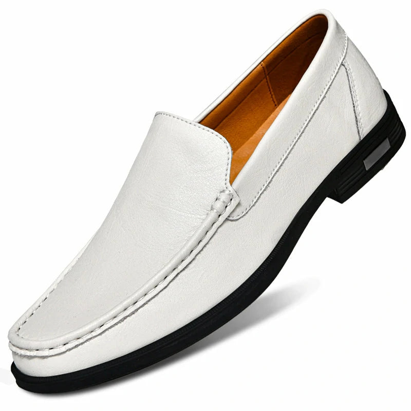 Italienische Herren-Loafer aus echtem Leder